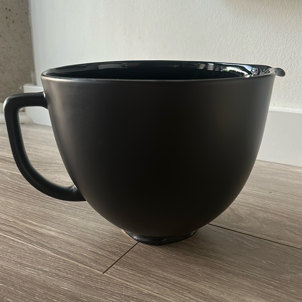 Kitchen Aid Black Ceramic Bowl